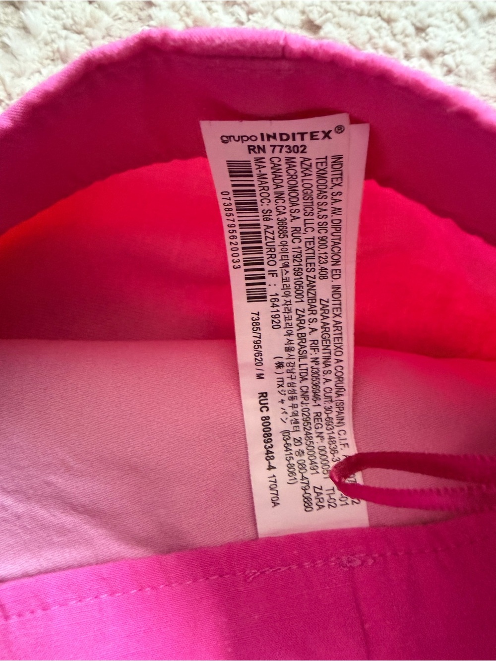 Zara Hot Pink Tailored Skort - Picture 6 of 9